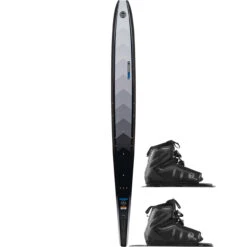 HO Carbon Omega Max Water Ski W/ Double Stance 130 Bindings - 2023