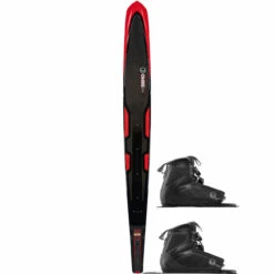 HO Carbon Omni Wide Water Ski W/ Double Stance 110 Bindings - 2022
