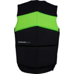 Radar Tidal LTD Comp Vest - Black / Green -Hot Sale Surf Shop 2022 Radar Tidal Ltd Back 26644.1632431406