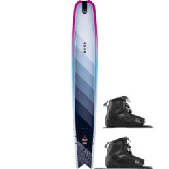 HO Hovercraft Water Ski W/ Double Stance 110 Bindings - 2023 - Pink