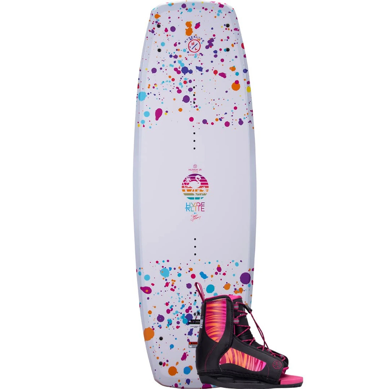 Hyperlite Girl's Murray Jr. Wakeboard Package W/ Jinx 4-8 - 2023 1 Hyperlite Girl's Murray Jr. Wakeboard Package W/ Jinx 4-8 - 2023