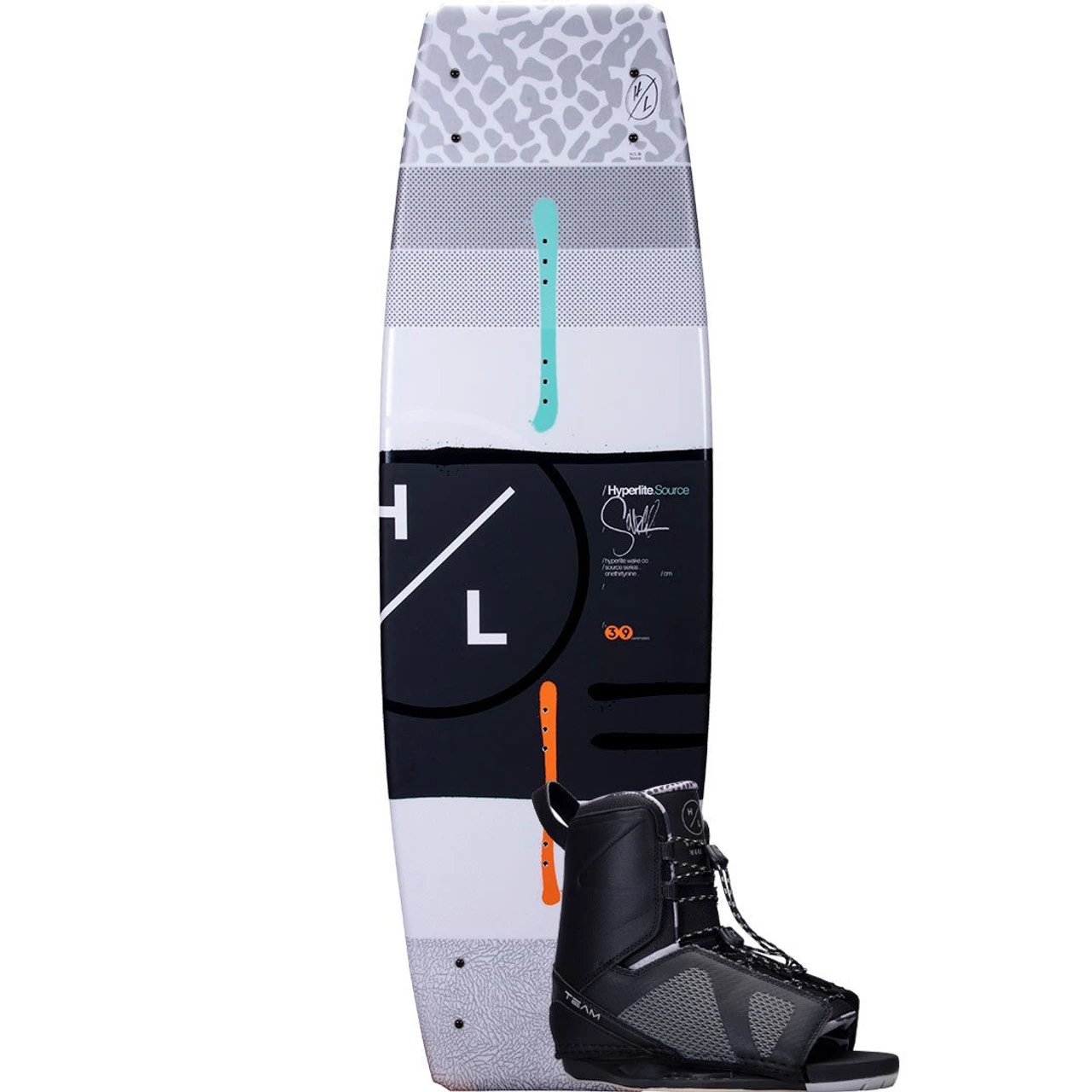 Hyperlite Source Wakeboard Package W/ Team OT Bindings - 2023 1 Hyperlite Source Wakeboard Package W/ Team OT Bindings - 2023