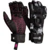 Radar Lyric Inside-Out Women's Water Ski Gloves - Black/White