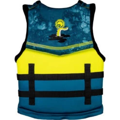 Radar T.R.A. Youth Boy's Life Jacket - Volt / Deep Sea -Hot Sale Surf Shop Radar Boys TRA Youth Coast Guard Approved Life Jacket Back 82287.1661889171