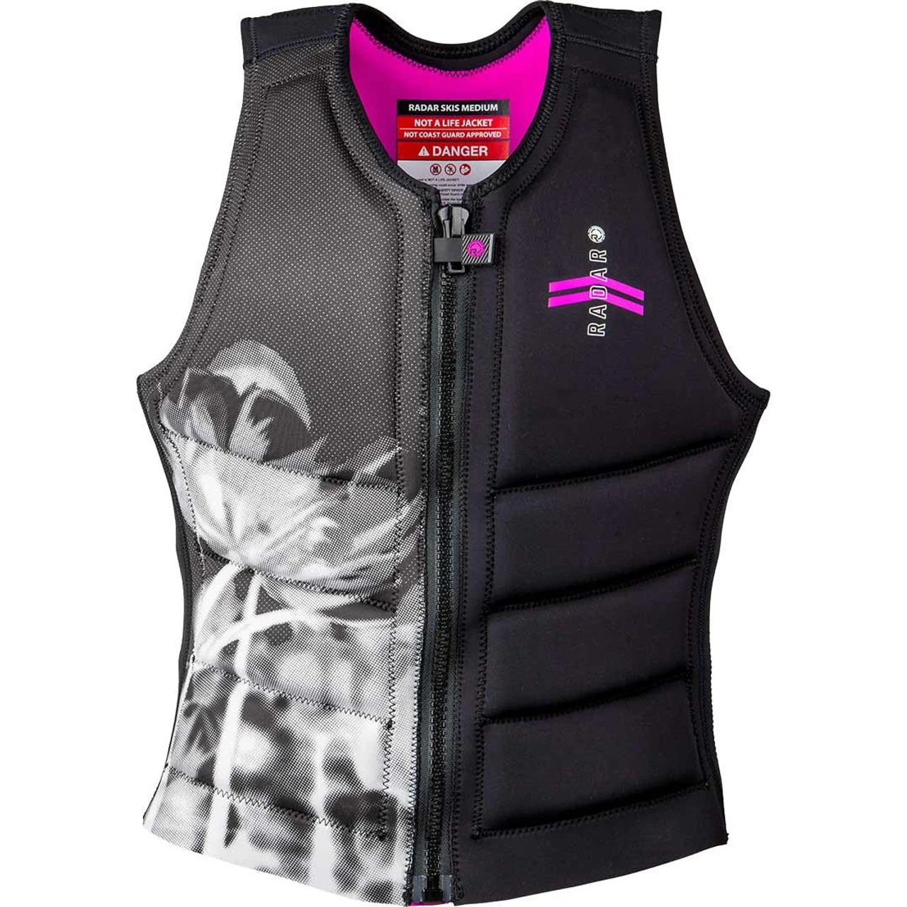 Radar Lyric Women's Comp Vest - Tulip / Black / White 2 Radar Lyric Women's Comp Vest - Tulip / Black / White - Image 2
