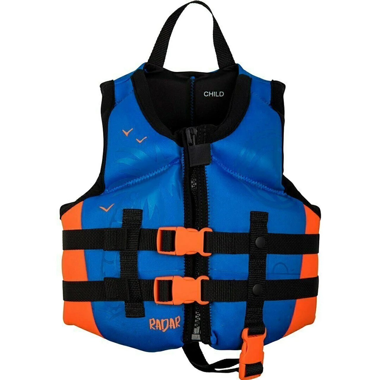 Radar Boy's Child Life Jacket - Blue/Orange 1 Radar Boy's Child Life Jacket - Blue/Orange