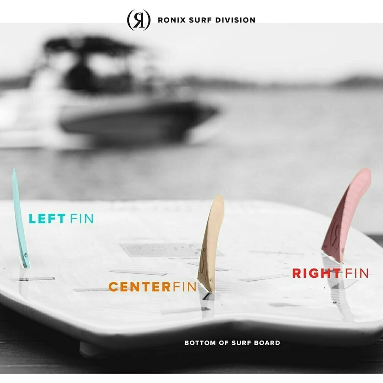 Ronix Floating Fin-S 2.0 Tool-Less Fiberglass - Center Surf Fin - 4.5" 2 Ronix Floating Fin-S 2.0 Tool-Less Fiberglass - Center Surf Fin - 4.5" - Image 2