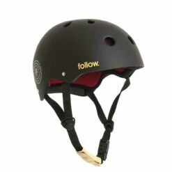 Follow Pro Wakeboard Helmet - Black/Maroon